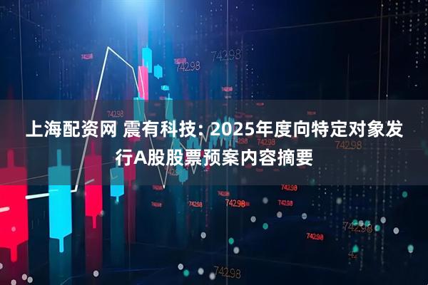 上海配资网 震有科技: 2025年度向特定对象发行A股股票预案内容摘要